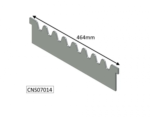 Catch Bar (Wood Retaining) for Hunter Parkray Consort 7 and Slimline 5 Stoves